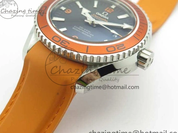 0217 UrbanStyle Planet Ocean Pro Orange Bezel 45mm OMF 1:1 Best Edition On Rubber Strap A8500 (Black Balance Wheel) 8138